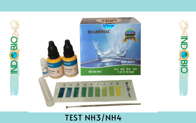 Bộ test nhanh Amoni (NH3) trong nước ao hồ nuôi tôm cá